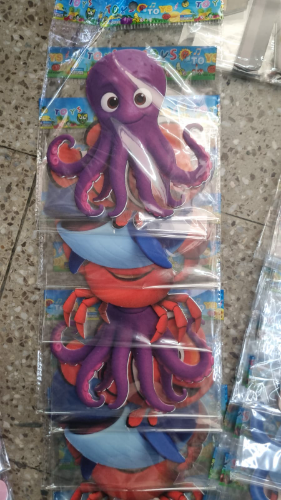 FIGURA DE FOMY PULPO SURTIDO