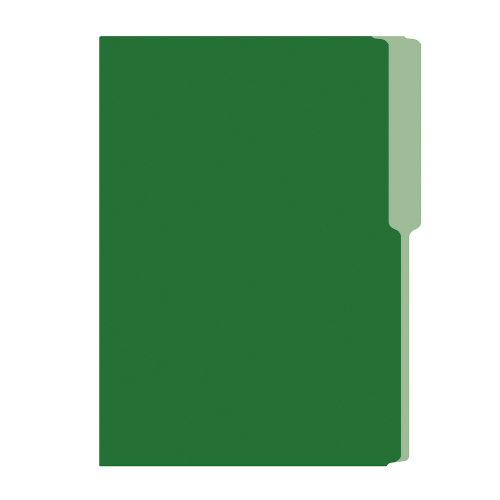 UNIDAD Folder Oficio Verde