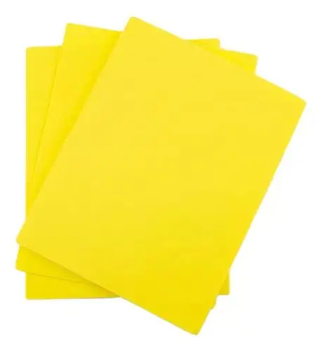 Fomy hoja aspero amarillo