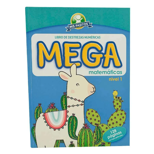 LIBRO Mega Matematicas Nivel 1 LLAMA Mis Pasitos