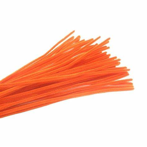 limpia pipas naranja