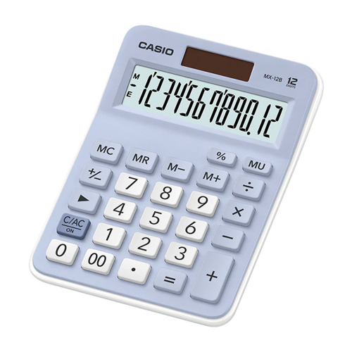 Calculadora CASIO MX-12B-LB (Celeste)