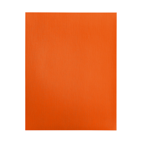 PAQ50 HOJA LINO CARTA NARANJA