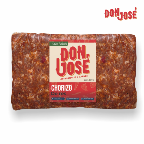 CHORIZO DE RES 500grs