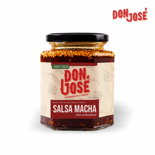 Salsa macha con Arándanos 250ml