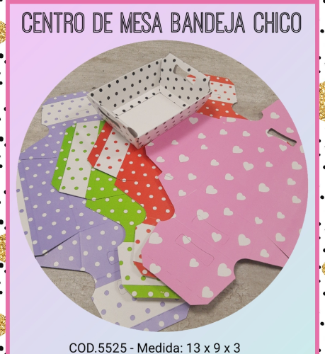 CENTRO DE MESA BANDEJA CHICO