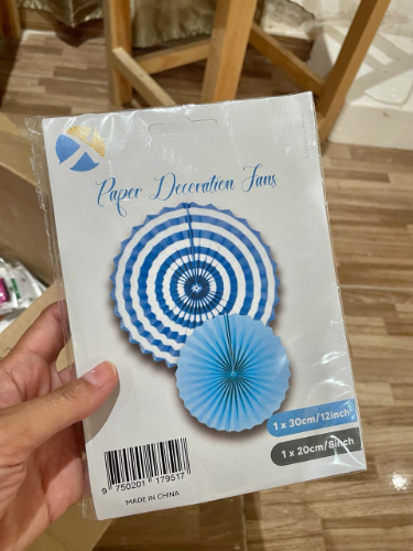 Set rosetas azul x2 u