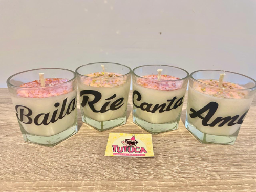 Vela Vainilla Caramel Frasco Whisky con Caja