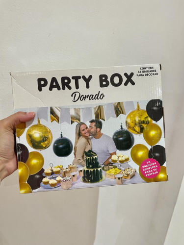 Party box dorado