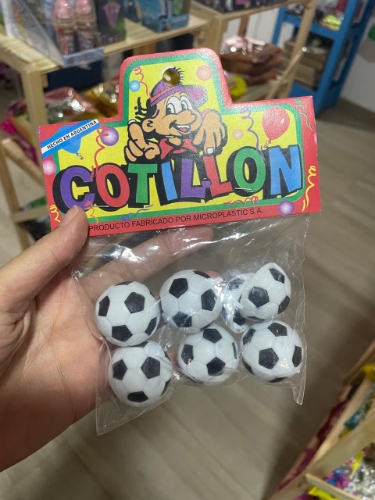 PELOTITA FUTBOL X 6 U