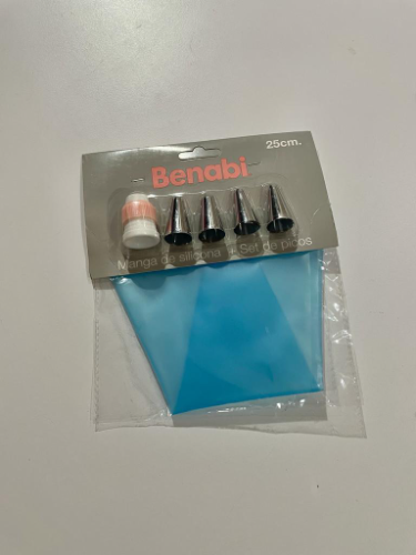 Set Manga Silicona Nro 10 c 4 picos y cupla 25 x 16