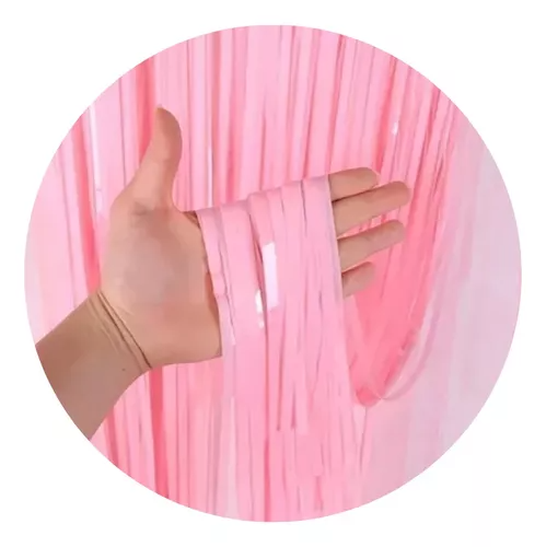 Cortina Pastel Rosa