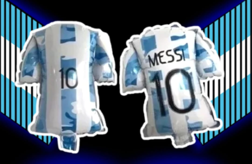 Globo Camiseta Argentina Messi