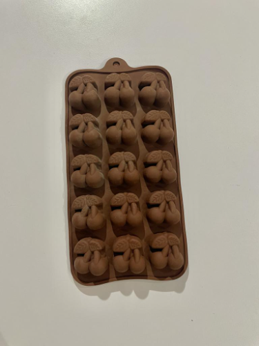 Molde Bombón de Silicona Cerezas