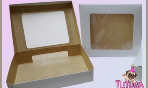 CAJA CON VIS0R BLANCA