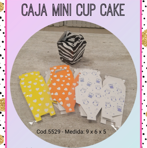 CAJA MINI CUP CAKE