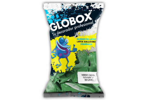 Globox Stándard Verde Oliva 12" x 50 unidades