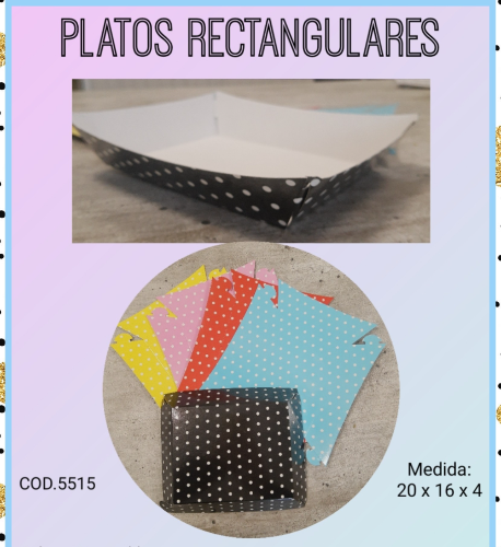 PLATOS RECTANGULARES