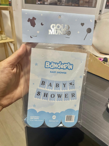 BANDERIN BABY SHOWER CELESTE