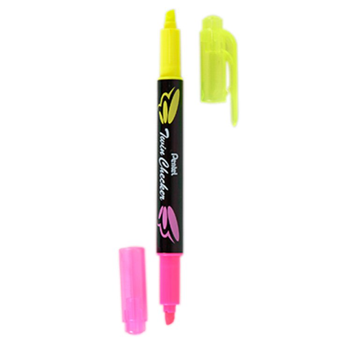 MARCADOR DESTACADOR AMARILLO/ROSA
