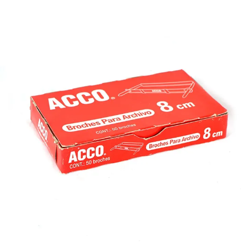 FASTENERS DE 8 CMS. P1580 ACCO