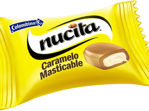 Colombina caramelo musita nueces y chocolate blanco blanco