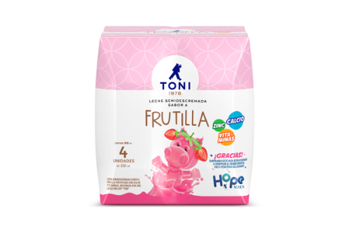 Leche Toni  De Frutilla