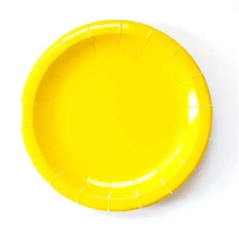 Plato# 8 amarillo