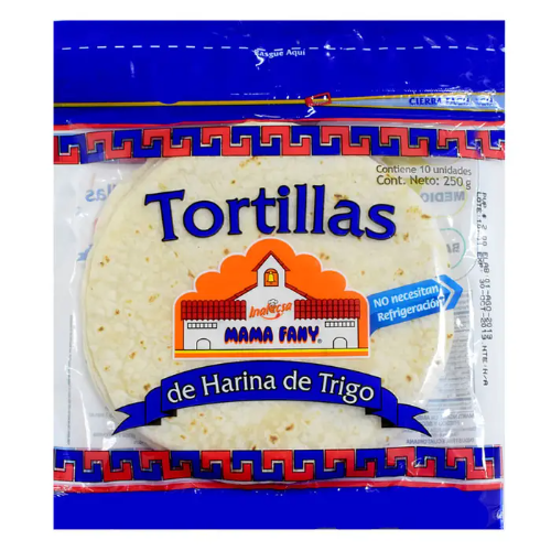 Mama fanny  tortilla de trigo 250 g