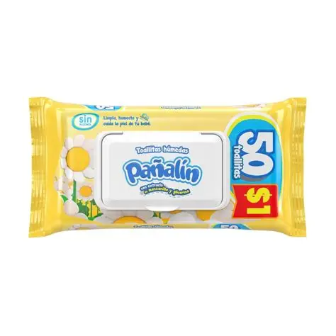 Toallitas húmedas pañalin x 50
