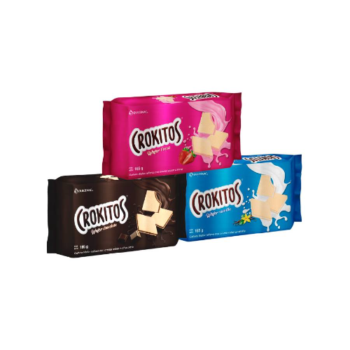 Crokitos wafer leche 141g