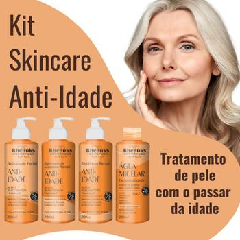 KIT DE SKIN CARE  ANTI-EDAD  PARA TODO TIPO DE PIEL