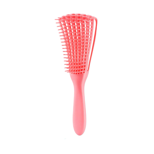 PEINE PARA CABELLO RIZADOS Y RULOS COLOR ROSADO