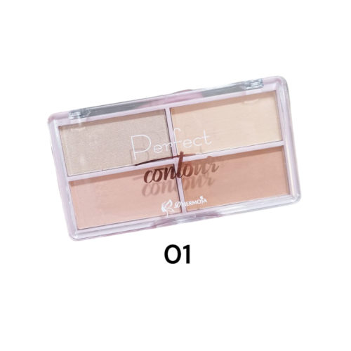 PALETA 2 EN 1 ILUMINADOR  CONTORNO 01 D'HERMOSA