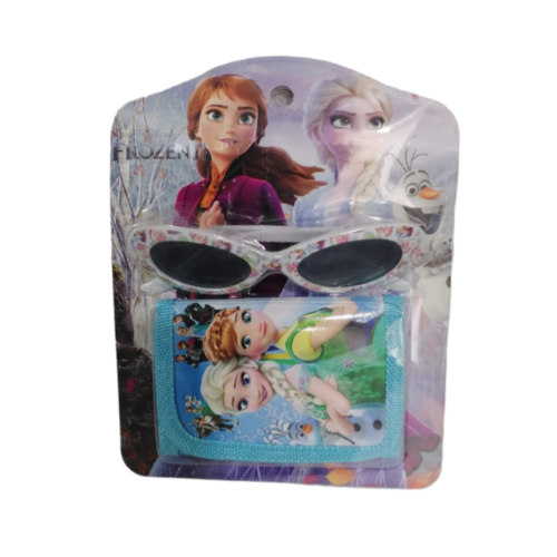KIT PARA NENA LENTE  BILLETERA   FROZEN