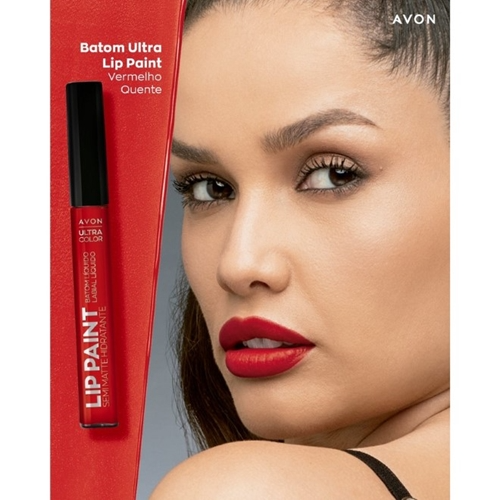 LABIAL LÍQUIDO SEMI MATTE HIDRATANTE VERMELHO QUENTE - 7ML