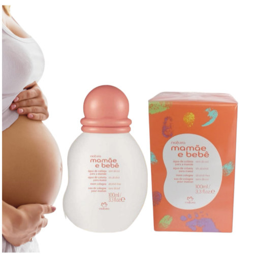 AGUA DE COLONIA  MAMÃE E BEBÊ USO SOLO PARA MAMÁ -100ml