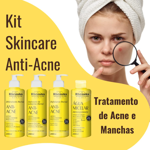 KIT DE SKIN CARE  ANTI - ACNÉ  PARA TODO TIPO DE PIEL