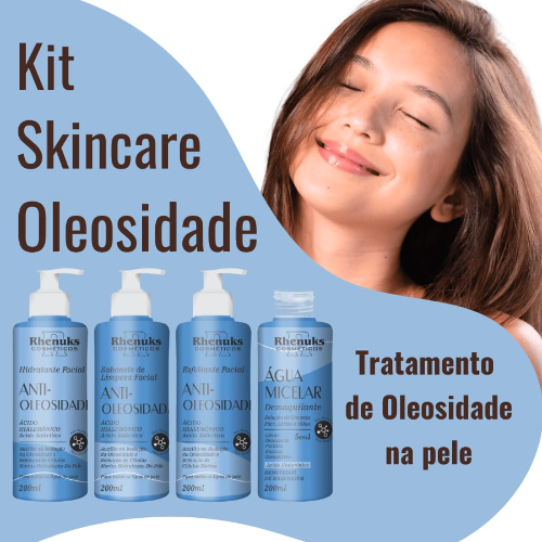 KIT DE SKIN CARE  ANTI - OLEOSIDAD  PARA TODO TIPO DE PIEL