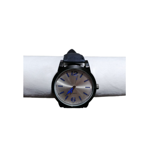 RELOJ MASCULINO  CUERO SINTÉTICO AZUL OSCURO