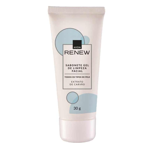 JABÓN DE LIMPIEZA FACIAL RENEW - CON EXTRACTO DE CARBÓN - VERSIÓN MINI 30G