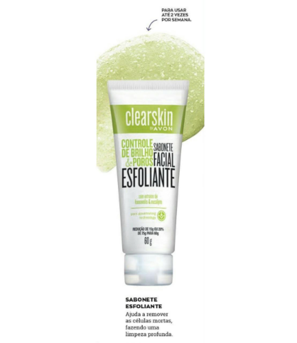 JABÓN EXFOLIANTE FACIAL CLEARSKIN - 60G