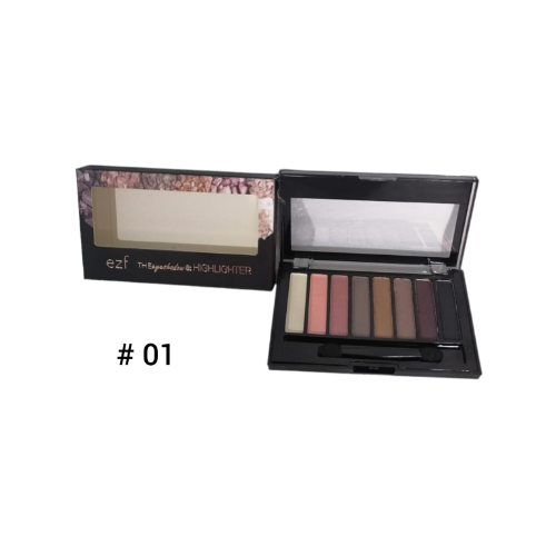PALETA SOMBRA DE OJOS 8 COLORES #01