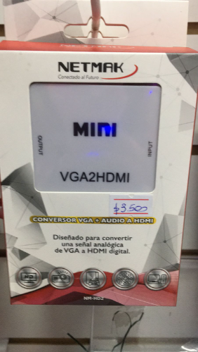 mini conversor netmak vga hdmi (HDMI Y RSA)