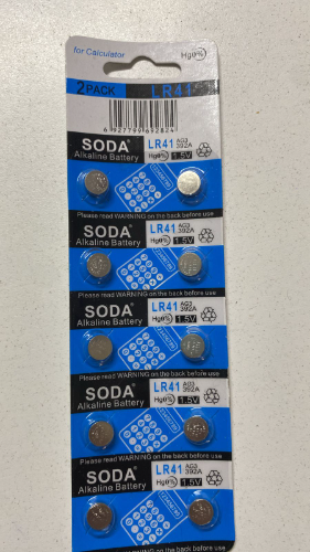 PILAS SODA LR41