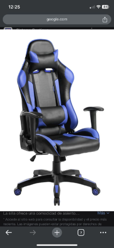 Silla gammer azul