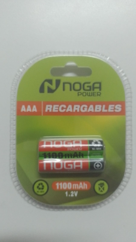 PILAS AAA RECARGABLES NOGA
