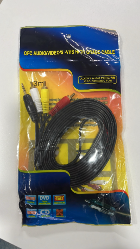Cable rca 3 colores 3 MTS