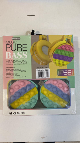 Auriculares Pop it Bass