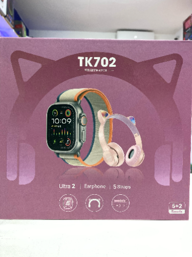 Reloj con auricular gatito TK702